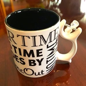 Department 56 Spinners “Time” Coffee Mug
